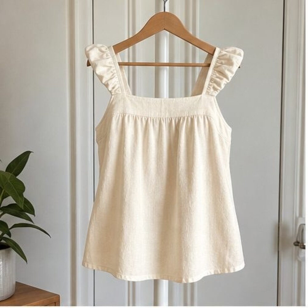 Cream Puff Sleeve Top